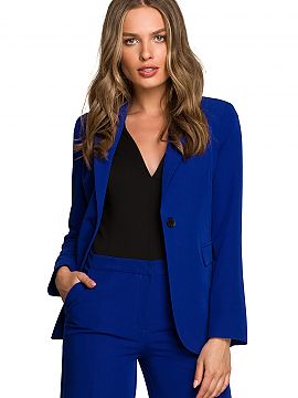 Žaket Stylove  Vždy hovoríme áno klasike, ako je táto bunda s jedným gombíkom v páse!   Plne podšitá bunda.