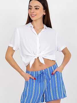 Boxerky Fresh Made  Dámske šortky so zaväzovaním v páse a s vreckami na bokoch.