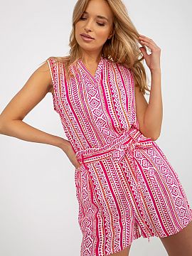 Boxerky Fresh Made  Dámske šortky s vysokým pásom a zaväzovaním v páse. Vrecká na bokoch.