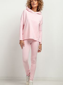 Dlhé legíny Tessita  Priliehavé dámske nohavice v legínovom štýle z teplákového úpletu sú pohodlné a spoľahlivé na športovanie počas jesenných dn�