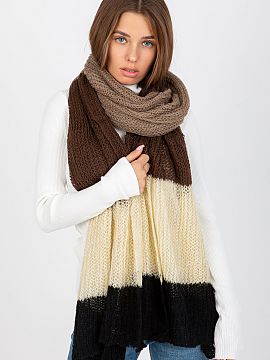 Šál AT   Farebná dlhá teplá šatka ideálna na nadchádzajúcu zimu.    Dĺžka 220 cm.